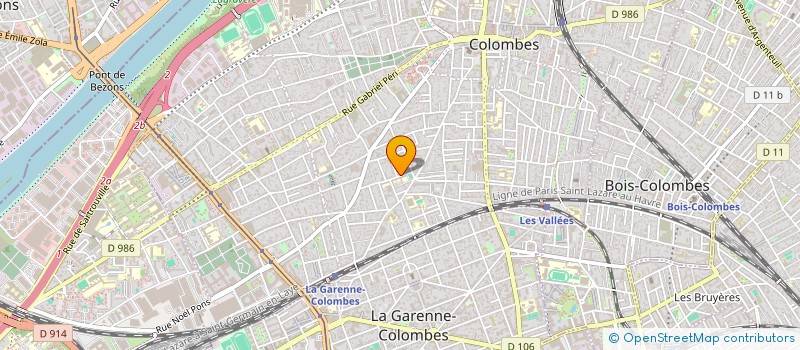 localisation de l'entreprise MONSIEUR MARCEL NOUAL à COLOMBES