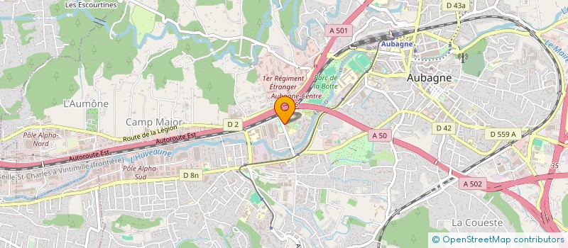 localisation de l'entreprise MONSIEUR MARCEL NOWAKOWSKI  AUBAGNE