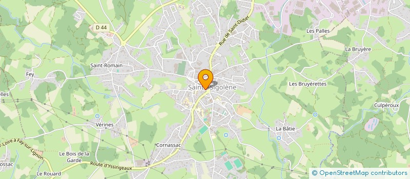localisation de l'entreprise MONSIEUR MARCEL NURY à SAINTE-SIGOLENE