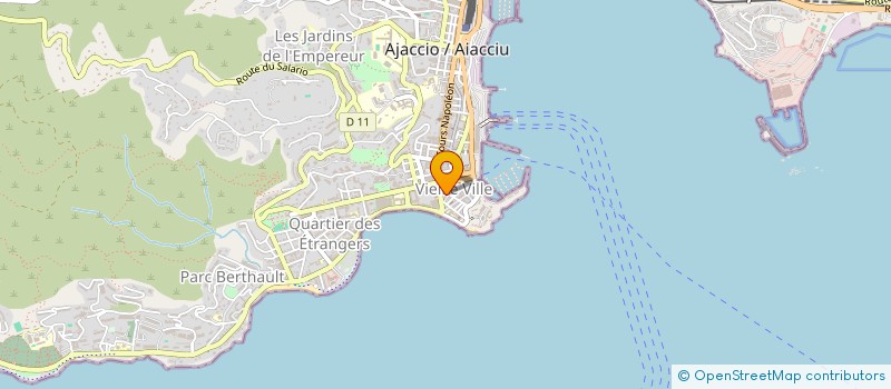 localisation de l'entreprise MONSIEUR MARCEL ODDO à AJACCIO