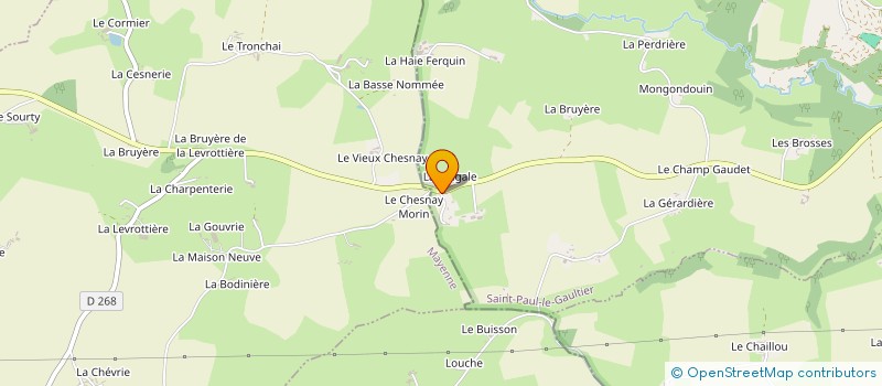 localisation de l'entreprise MONSIEUR MARCEL OLIVIER à SOUGE-LE-GANELON