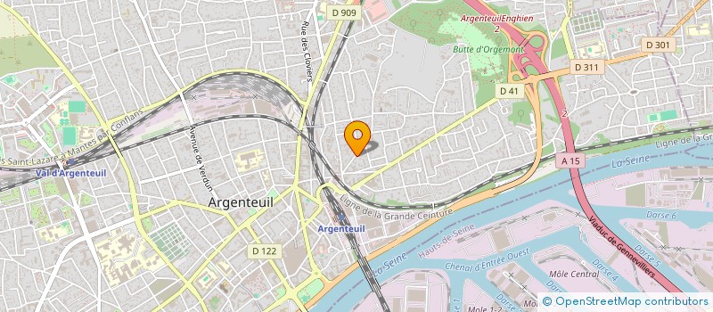 localisation de l'entreprise MONSIEUR MARCEL OPERI DOMORAUD  ARGENTEUIL