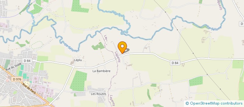 localisation de l'entreprise MONSIEUR MARCEL PAILLARD  LAPENTY