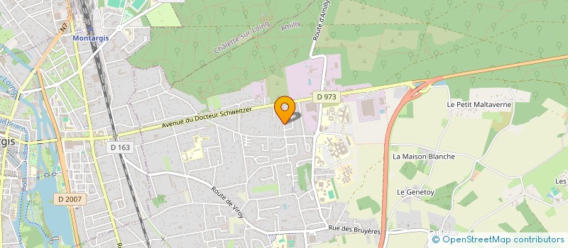 localisation de l'entreprise MONSIEUR MARCEL PAILLET à AMILLY