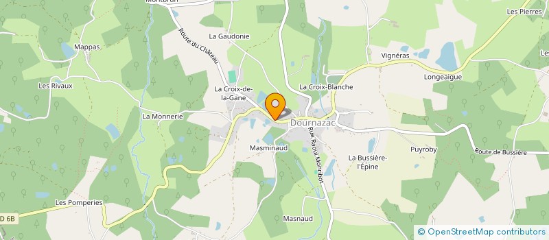 localisation de l'entreprise MONSIEUR MARCEL PALMERS à DOURNAZAC