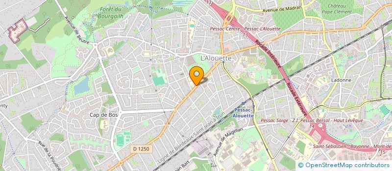 localisation de l'entreprise MONSIEUR MARCEL PAPADOPOULOS  PESSAC