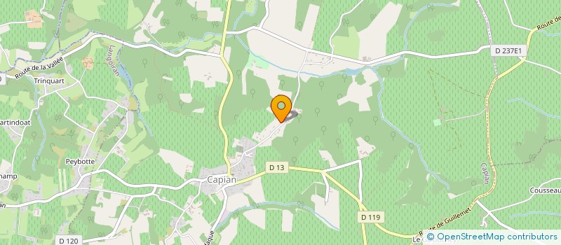 localisation de l'entreprise MONSIEUR MARCEL PARGADE  CAPIAN