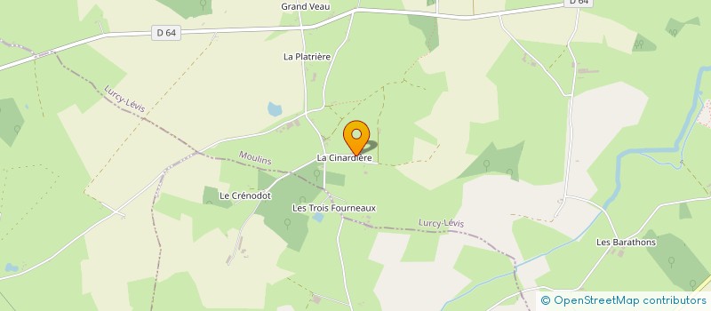 localisation de l'entreprise MONSIEUR MARCEL PARISSE à LURCY-LEVIS