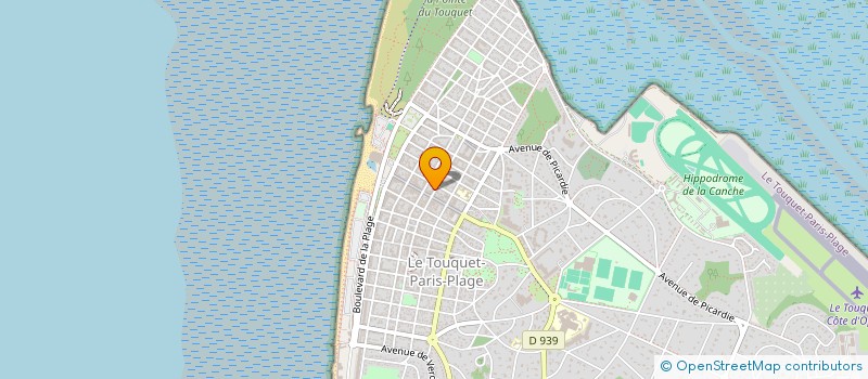 localisation de l'entreprise MONSIEUR MARCEL PARTOUCHE à LE TOUQUET-PARIS-PLAGE
