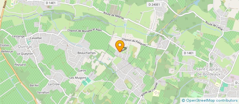 localisation de l'entreprise MONSIEUR MARCEL PARVAUD  CAMBLANES-ET-MEYNAC