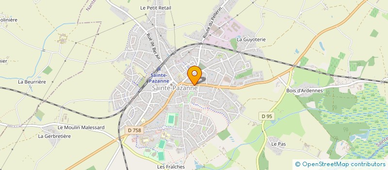 localisation de l'entreprise MONSIEUR MARCEL PATRON  SAINTE-PAZANNE