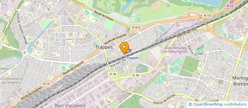 localisation de l'entreprise MONSIEUR MARCEL PAVESIS à TRAPPES
