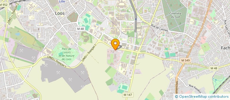 localisation de l'entreprise MONSIEUR MARCEL PEILLEX  LOOS