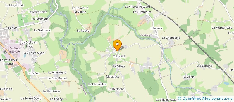 localisation de l'entreprise MONSIEUR MARCEL PELLERIN  CORSEUL