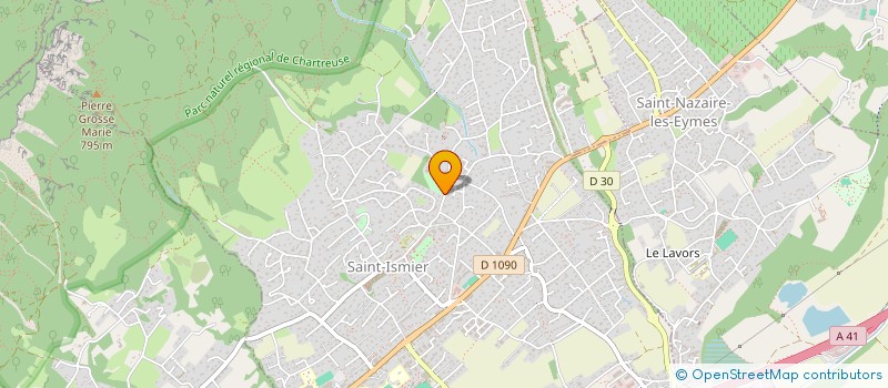 localisation de l'entreprise MONSIEUR MARCEL PELLOUX-PRAYER  SAINT-ISMIER