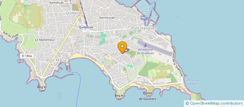 localisation de l'entreprise MONSIEUR MARCEL PERENNOU à QUIBERON