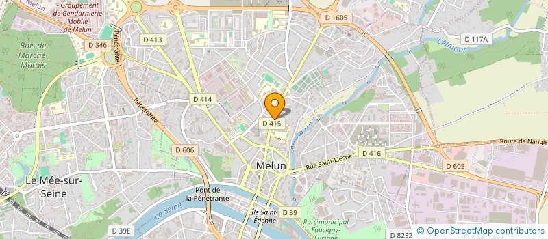 localisation de l'entreprise MONSIEUR MARCEL PEREZ à MELUN