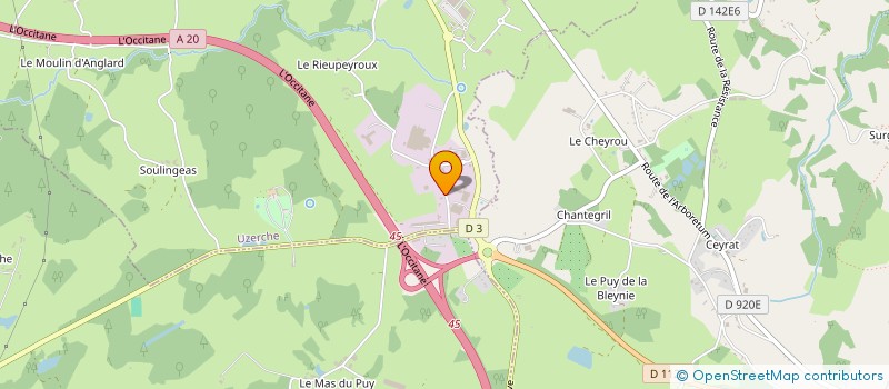 localisation de l'entreprise MONSIEUR MARCEL PERICHOUX  EYBURIE