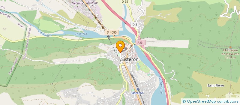 localisation de l'entreprise MONSIEUR MARCEL PERRONE  SISTERON