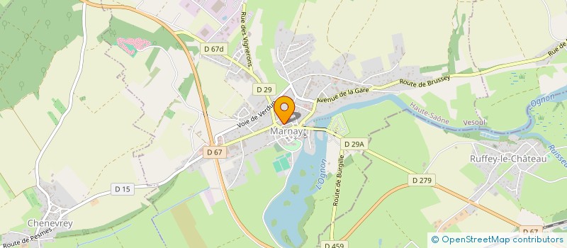 localisation de l'entreprise MONSIEUR MARCEL PERRUCHE  MARNAY