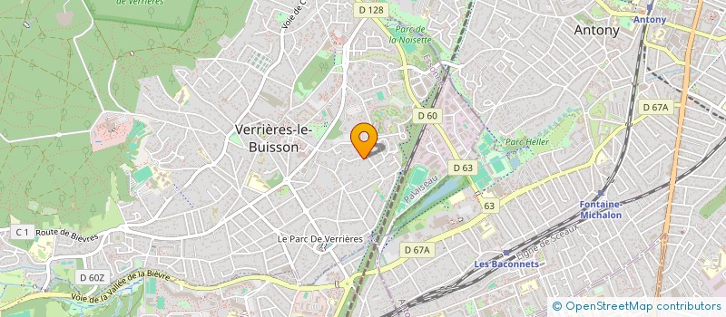 localisation de l'entreprise MONSIEUR MARCEL PETIT à VERRIERES-LE-BUISSON