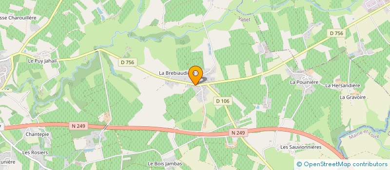 localisation de l'entreprise MONSIEUR MARCEL PETITEAU à VALLET