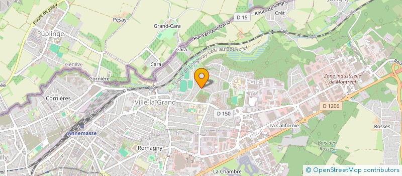 localisation de l'entreprise MONSIEUR MARCEL PEUTET  VILLE-LA-GRAND