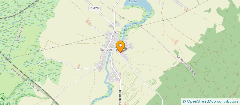 localisation de l'entreprise MONSIEUR MARCEL PEYLABOUD  BOUVERANS