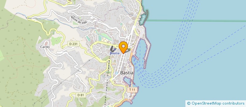 localisation de l'entreprise MONSIEUR MARCEL PIANELLI-BALISONI à BASTIA
