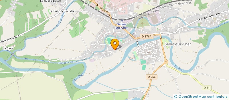 localisation de l'entreprise MONSIEUR MARCEL PICARD  SELLES SUR CHER