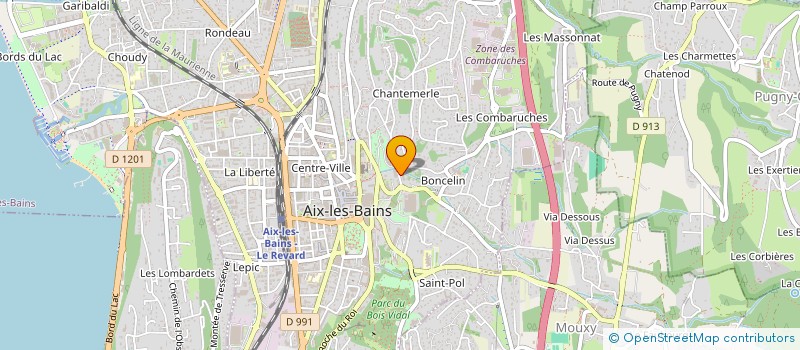 localisation de l'entreprise MONSIEUR MARCEL PICCHIOLI à AIX-LES-BAINS