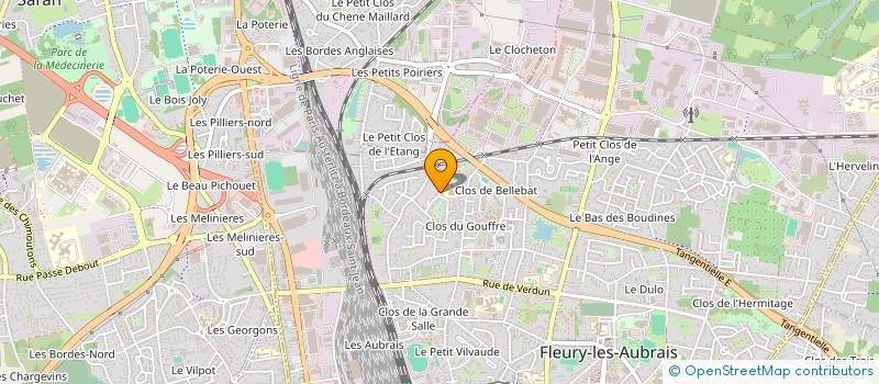 localisation de l'entreprise MONSIEUR MARCEL PICOT  FLEURY-LES-AUBRAIS