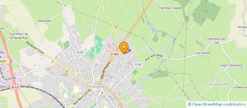 localisation de l'entreprise MONSIEUR MARCEL PIEDAGNEL  TAMERVILLE