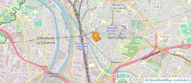 localisation de l'entreprise MONSIEUR MARCEL PIOT à SAINT-DENIS