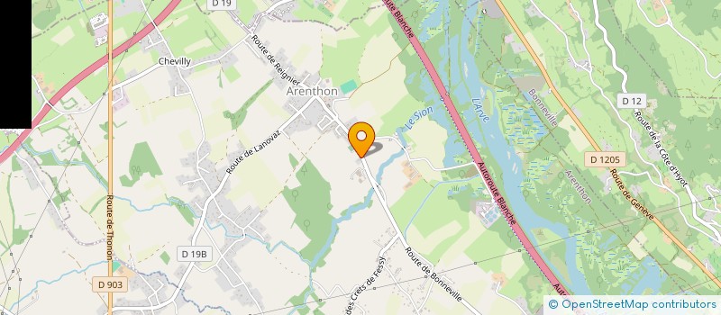 localisation de l'entreprise MONSIEUR MARCEL PIOUTAZ  ARENTHON