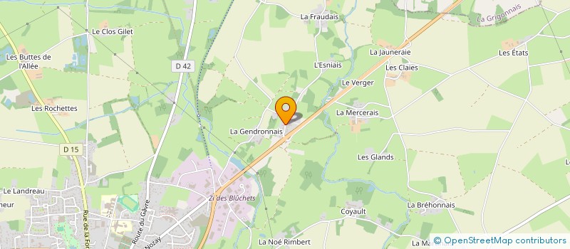 localisation de l'entreprise MONSIEUR MARCEL PLEDEL  BLAIN