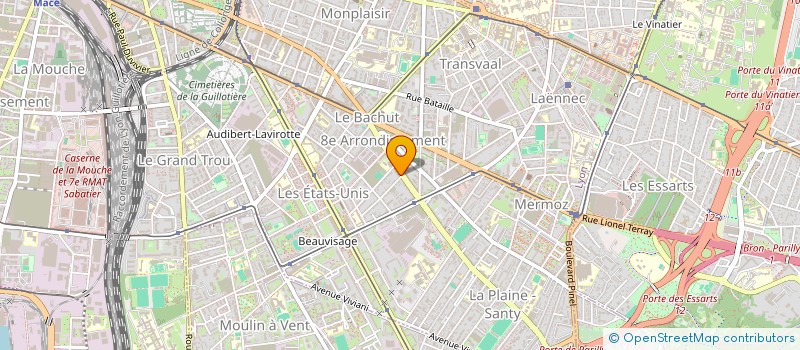 localisation de l'entreprise MONSIEUR MARCEL POITOUX  LYON