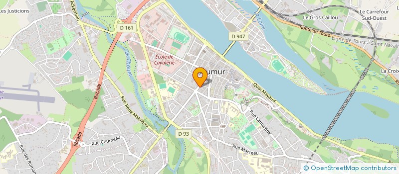 localisation de l'entreprise MONSIEUR MARCEL POLLIEVRE à SAUMUR