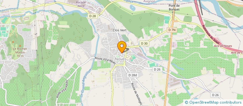 localisation de l'entreprise MONSIEUR MARCEL PONS  NOVES