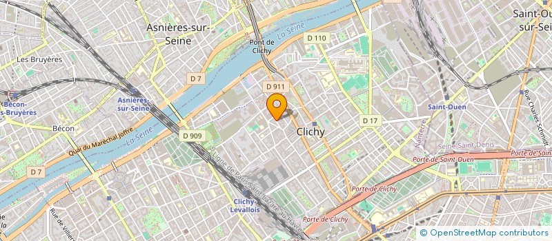 localisation de l'entreprise MONSIEUR MARCEL PORTHAULT à CLICHY