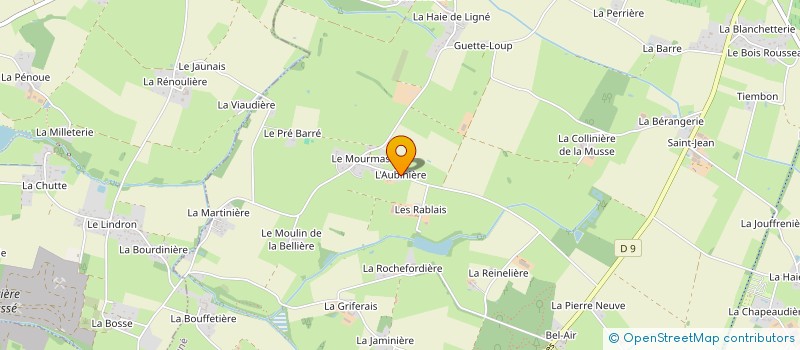 localisation de l'entreprise MONSIEUR MARCEL PORTOLLEAU à LIGNE