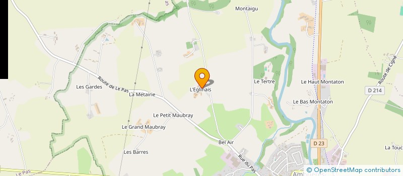 localisation de l'entreprise MONSIEUR MARCEL POTTIER à AMBRIERES-LES-VALLEES