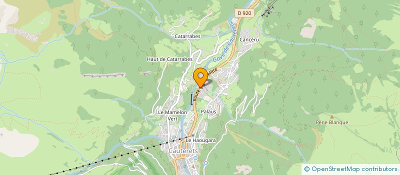 localisation de l'entreprise MONSIEUR MARCEL POULOT  CAUTERETS