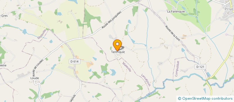 localisation de l'entreprise MONSIEUR MARCEL POURCEL  LANUEJOULS