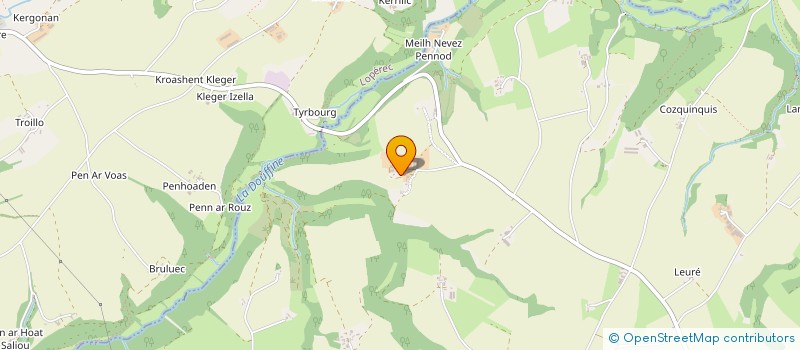 localisation de l'entreprise MONSIEUR MARCEL PRAT  GOUEZEC