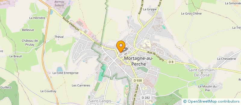 localisation de l'entreprise MONSIEUR MARCEL PRESSE à MORTAGNE-AU-PERCHE