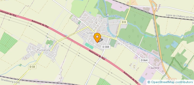 localisation de l'entreprise MONSIEUR MARCEL PREVOT à SILLERY