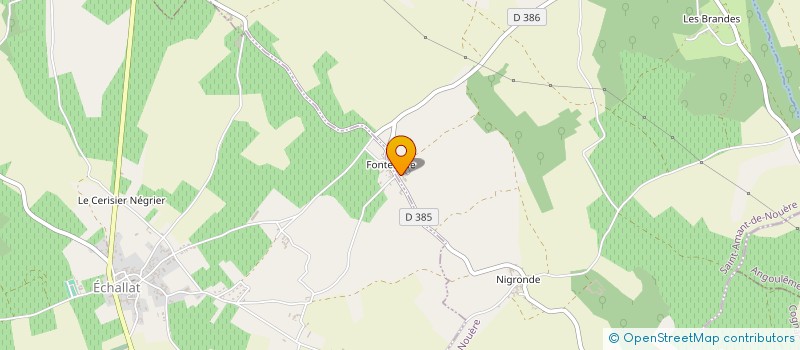localisation de l'entreprise MONSIEUR MARCEL PRIOLLAUD à SAINT-AMANT-DE-NOUERE