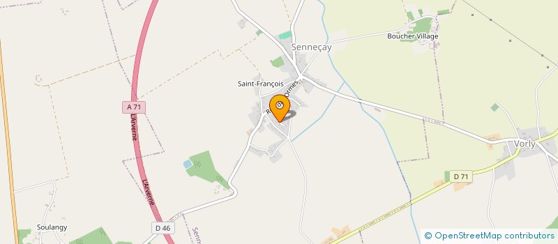 localisation de l'entreprise MONSIEUR MARCEL QUINART  PLAIMPIED-GIVAUDINS