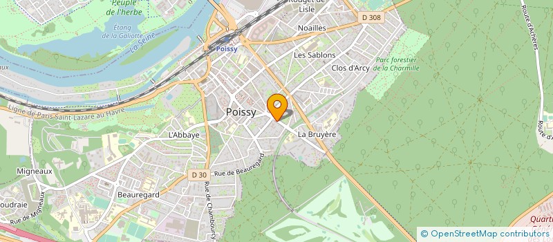 localisation de l'entreprise MONSIEUR MARCEL RAMANI à POISSY